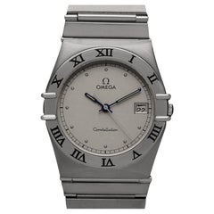 Orologio Omega Constellation Manhattan Uomo 35 mm con quadrante argentato - SS spazzolato