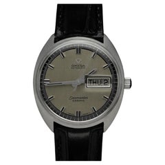 1960's Omega Seamaster Cosmic Vintage Mens Day Date Watch - Stainless Steel