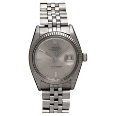 1967 Rolex Vintage Mens Datejust Ref. 1601 Watch with Pie Pan Dial - SS & Gold