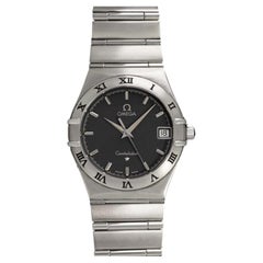 Omega Constellation Manhattan Herren Armband graues Zifferblatt Stahl - Papiere & Broschüren