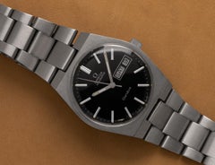 1972 Omega Geneve Vintage Retro Automatic Day Date Mens Dial Watch - Stainless S