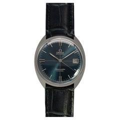 1971 OMEGA Vintage Mens Seamaster Cosmic Smoked Sapphire Dial Watch - Mint