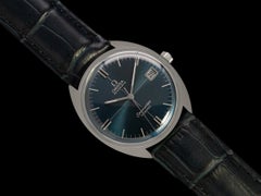 1971 OMEGA Vintage Mens Seamaster Cosmic Smoked Sapphire Dial Watch - Mint