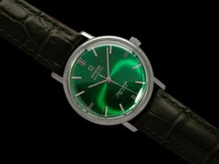 1962 Omega Seamaster De Ville Tsavorite Garnet Green Vintage Mens Automatic