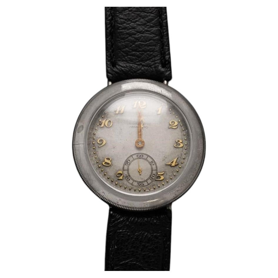Montre Movado Full Hermetic Mens Nickel des années 1920 - Early Waterproof Design en vente