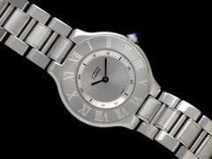 Cartier Must De 21C Mens Midsize Unisex Watch - Stainless Steel