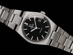 1972 Omega Geneve Vintage Mens Automatic Bracelet Watch, Quick-Setting Date - SS
