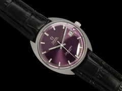 Montre Omega Seamaster Cosmic vintage pour homme de 1968, cadran « Royal Amethyst » - État neuf