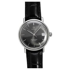 1967 Omega Seamaster Vintage Mens Handwound Watch with Date - Stainless Steel
