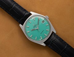 1969 Omega Geneve Vintage Mens Cal. 565 Automatic Watch, Tiffany & Co. Blue Dial