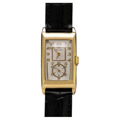 Montre Gruen Vintage Techni - Quadron / Rolex Prince de 1941, plaquée or 14 carats