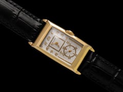 Montre Gruen Vintage Techni - Quadron / Rolex Prince de 1941, plaquée or 14 carats
