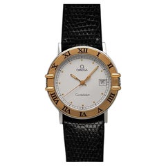 Omega Constellation Manhattan Mens 35mm Watch, Quartz, Date - S Steel & 18K Gold