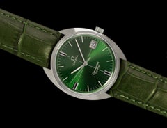 1969 Omega Seamaster Cosmic Vintage Mens Watch with Emerald Green Dial - Steel
