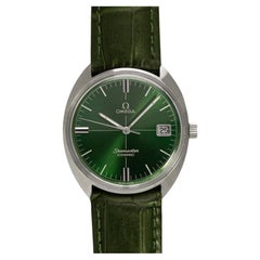 1969 Omega Seamaster Cosmic Vintage Mens Watch with Emerald Green Dial - Steel
