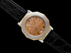 Reloj náutico para mujer Corum Admiral's Cup: oro macizo de 18 quilates y acero inoxidable