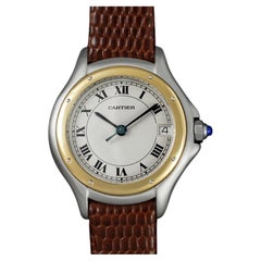 Cartier Cougar Panthere Ladies 2-Tone Ref. 187906 Watch - Stainless S & 18K Gold