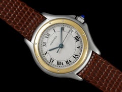 Cartier Cougar Panthere Ladies 2-Tone Ref. 187906 Watch - Stainless S & 18K Gold