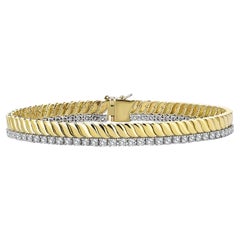 Serie Moonlight Bracciale con diamanti da 3.33 carati
