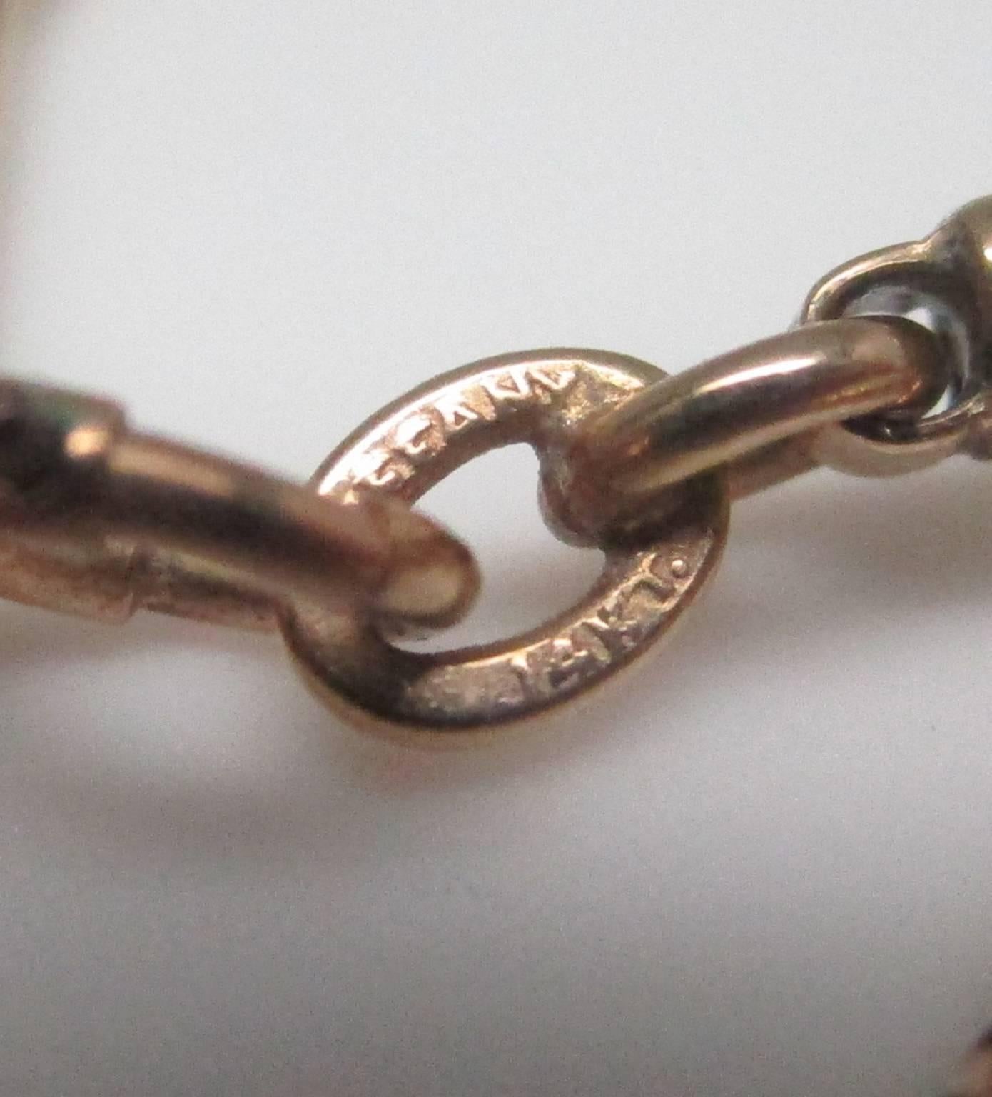 Tiffany & Co. 14 Karat Gold Snake Chain In Excellent Condition In Lexington, KY