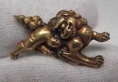 Japanese Menuki Gold Cufflinks