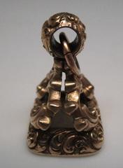 Victorian Chalcedony Gold Fob