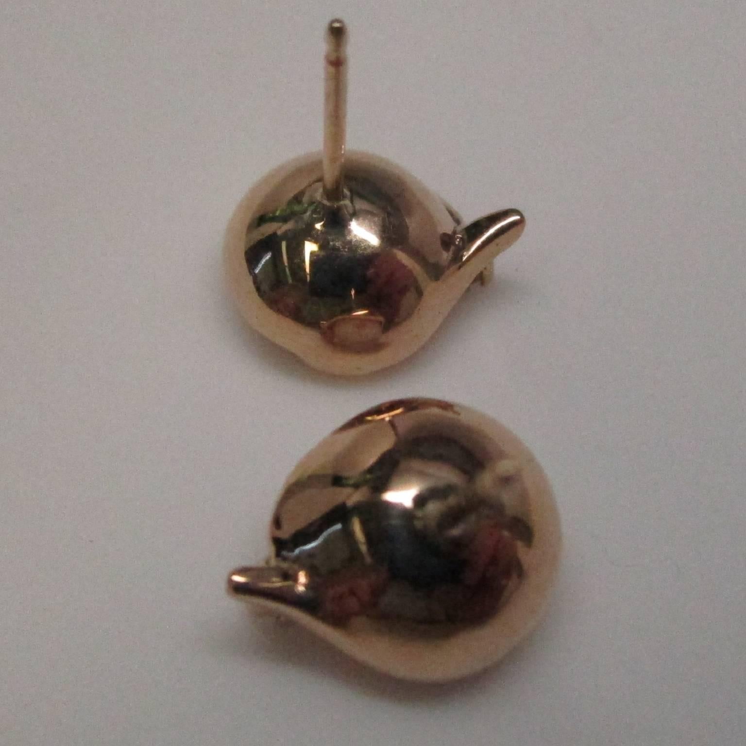 Pearl Diamond Gold Earrings In Excellent Condition In Lexington, KY