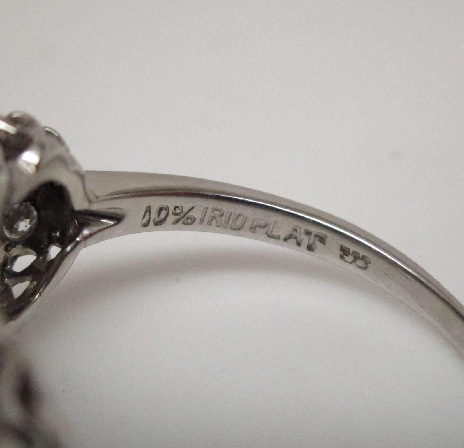 Sapphire Diamond Engagement Ring 2