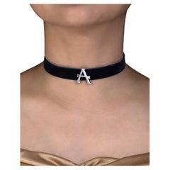 Alphabet 
A
 Bag Bijoux Plain 18K White Gold