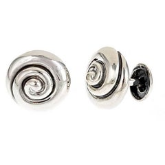 Whirlpool Sterling Silver Cufflinks 1