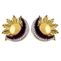 Sun and Moon Earrings