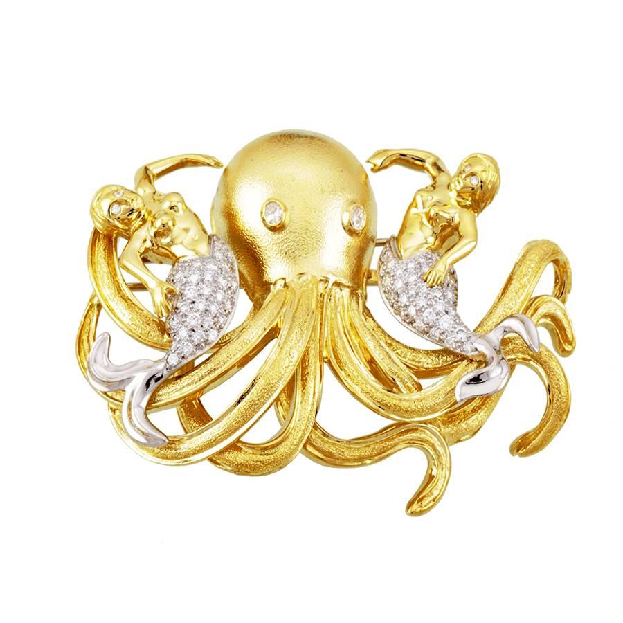 May I present The Octopus -- of one Nature's most underestimated creatures? Here, for you alone, in a Suite of three harmonizing jewelry treasures, and the only such Suite in the World. The harmony and individuality of these pieces reflects that