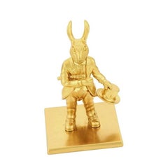 Antique Gold-Plated Bronze "The Year Of The Rabbit" by John Landrum Bryant