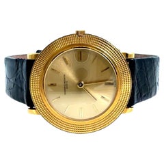Montre Vacheron Constantin « Disco Volante », réf. 6395, en or 18 carats, motif « hobnail », 30 mm, 1962