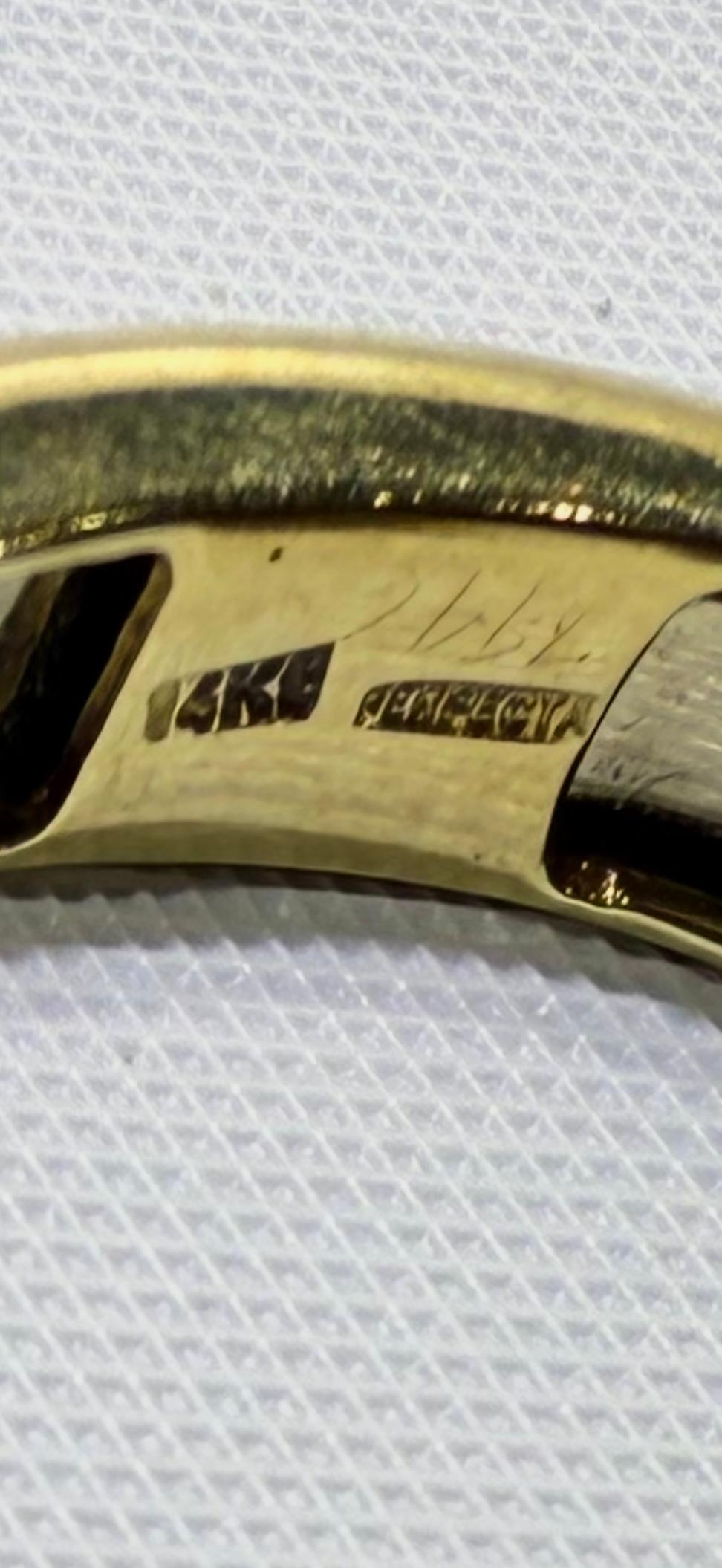 Perfecta Orecchini a cerchio con diamanti in oro 14K a due tonalità, 3,5 Carati In condizioni ottime in vendita a Miami, FL