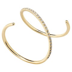 Ring aus 18 Karat Gold mit Diamanten