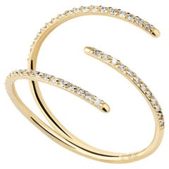Ring aus 18 Karat Gold mit Diamanten