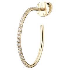 Reif-Ohrring aus 18 Karat Gold mit Diamanten