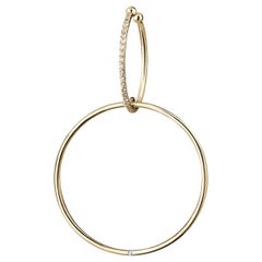 Ohrring aus 18 Karat Gold mit Diamanten