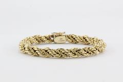 Tiffany & Co. Gold Thick Rope Bracelet