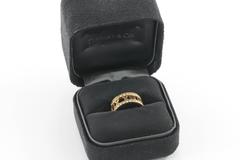 Tiffany & Co. Atlas Open Diamonds Gold Ring