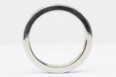 Platinum Diamond and Sapphire Eternity Band