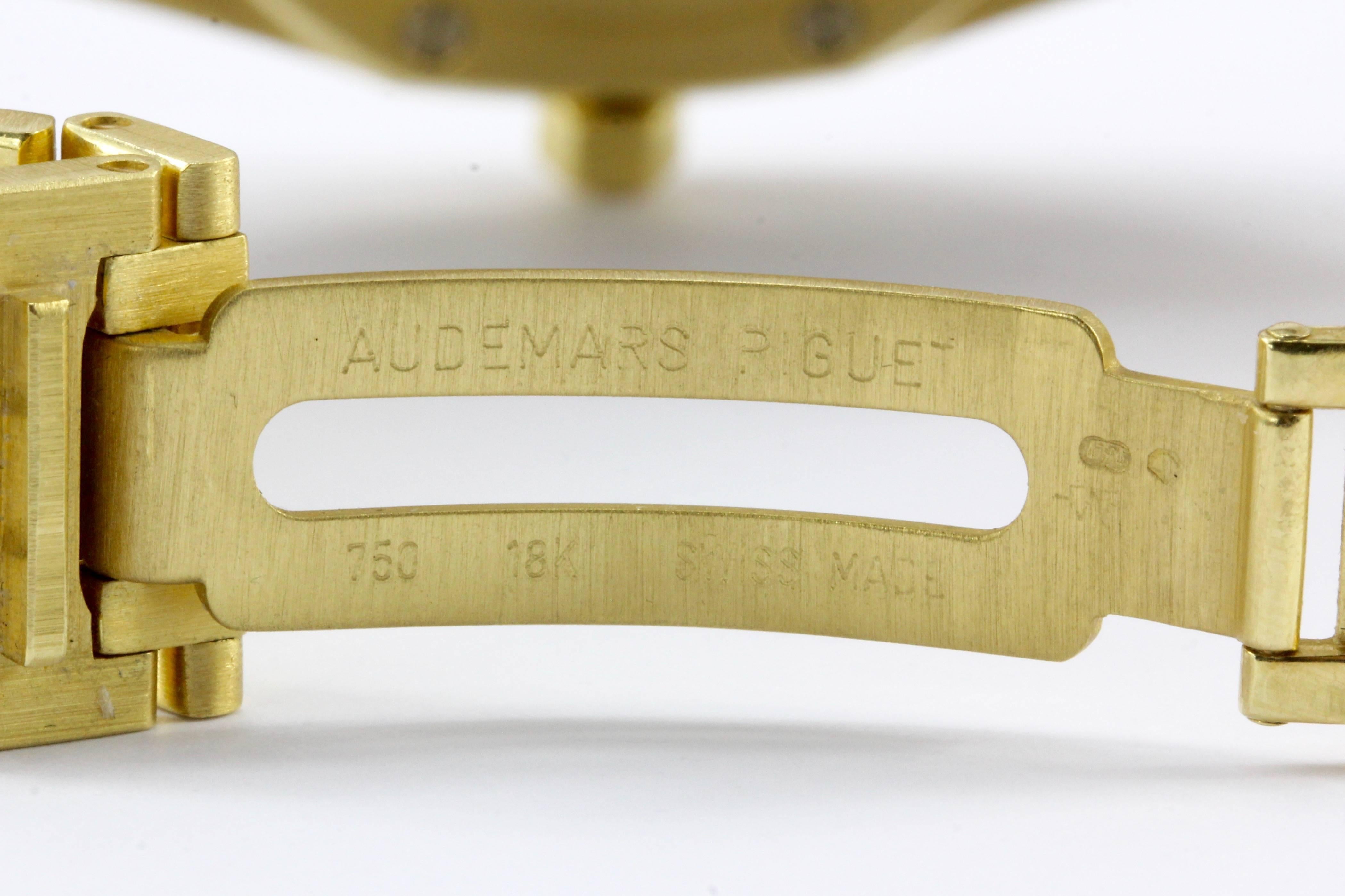 Audemars Piguet Yellow Gold Royal Oak Moonphase Automatic Wristwatch 1
