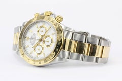 Rolex Yellow Gold Stainless Steel Daytona Wristwatch Ref 16523, circa 1995