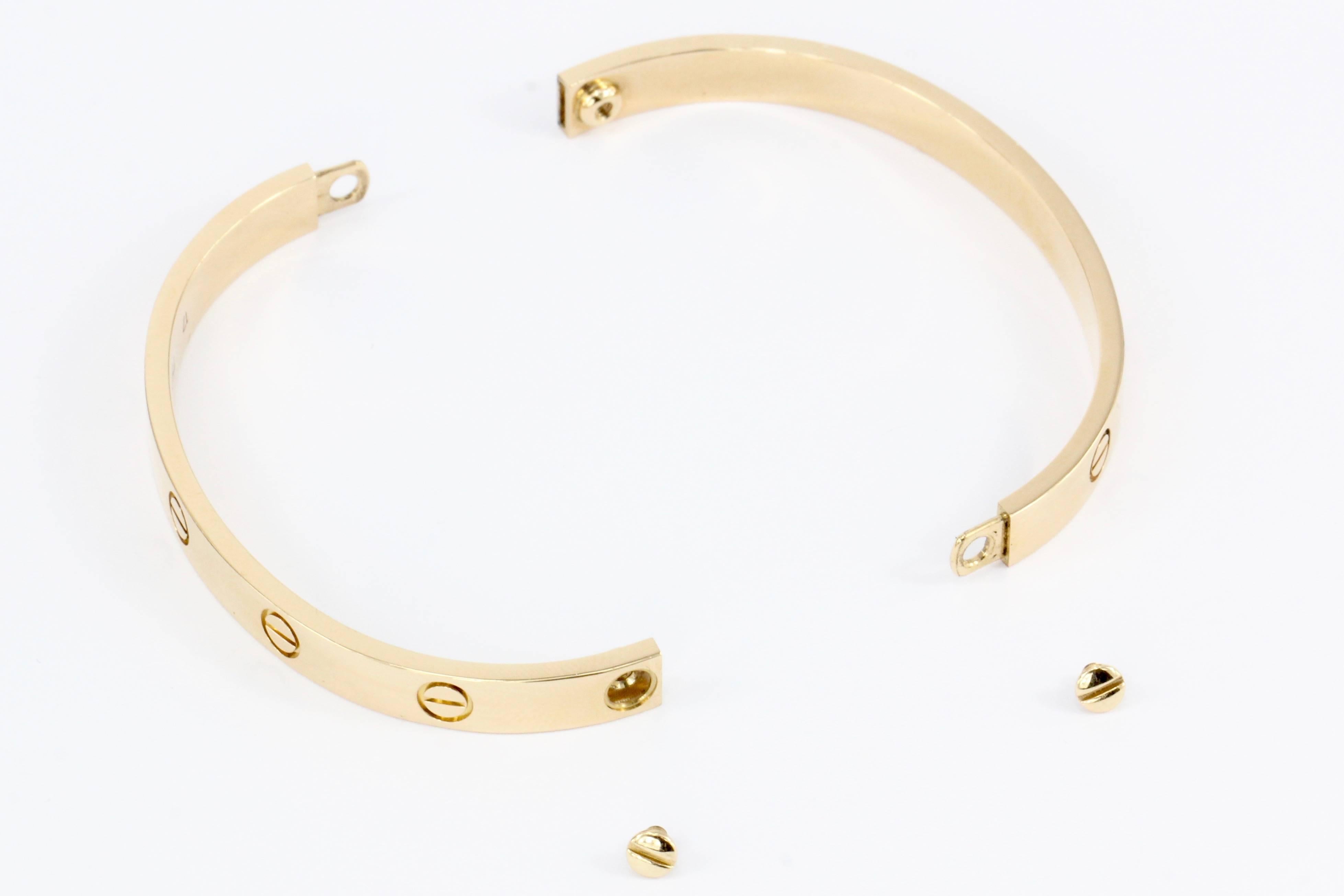 Cartier Love Bracelet Rose Gold 4