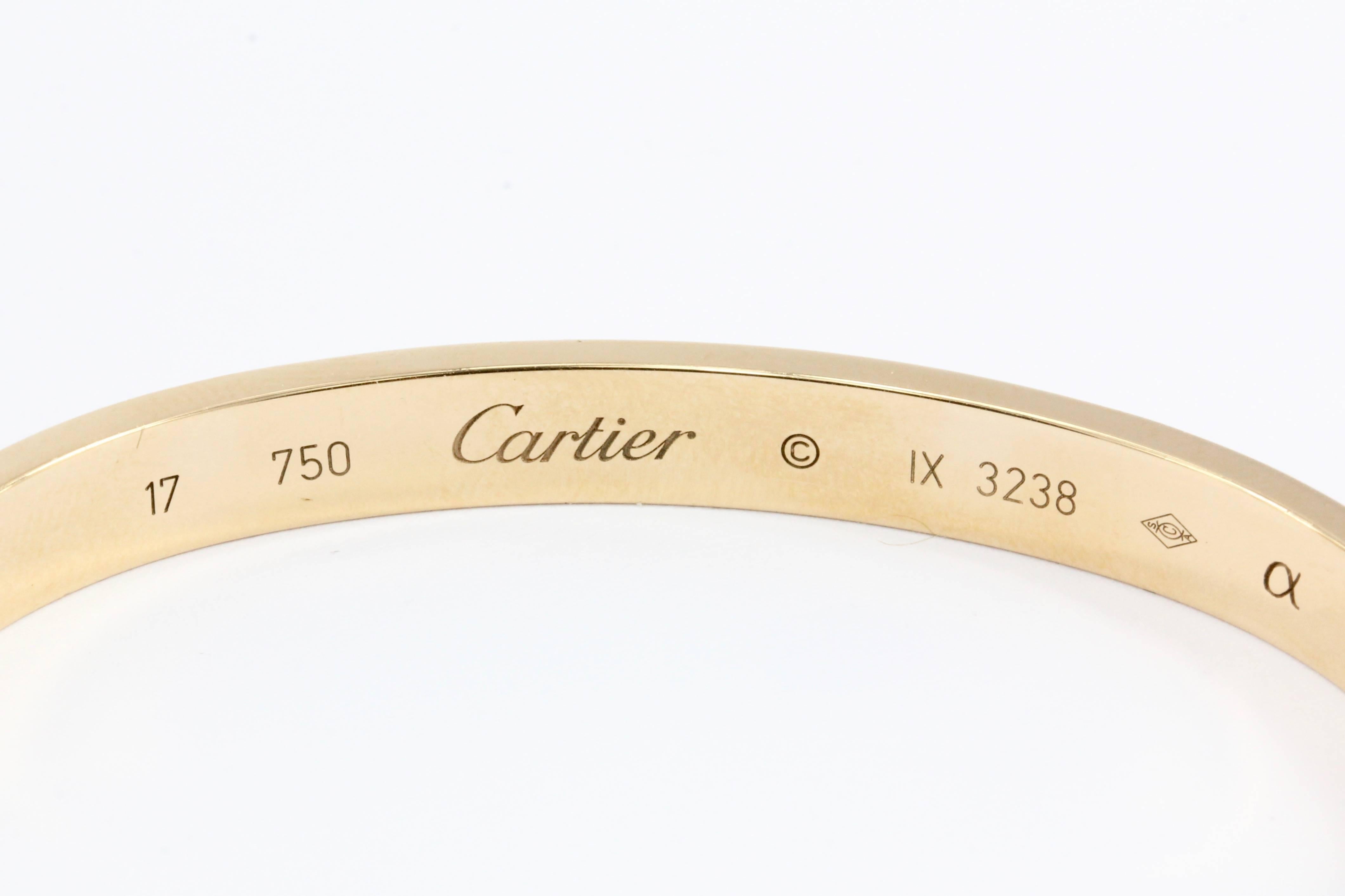 Cartier Love Bracelet Rose Gold 5