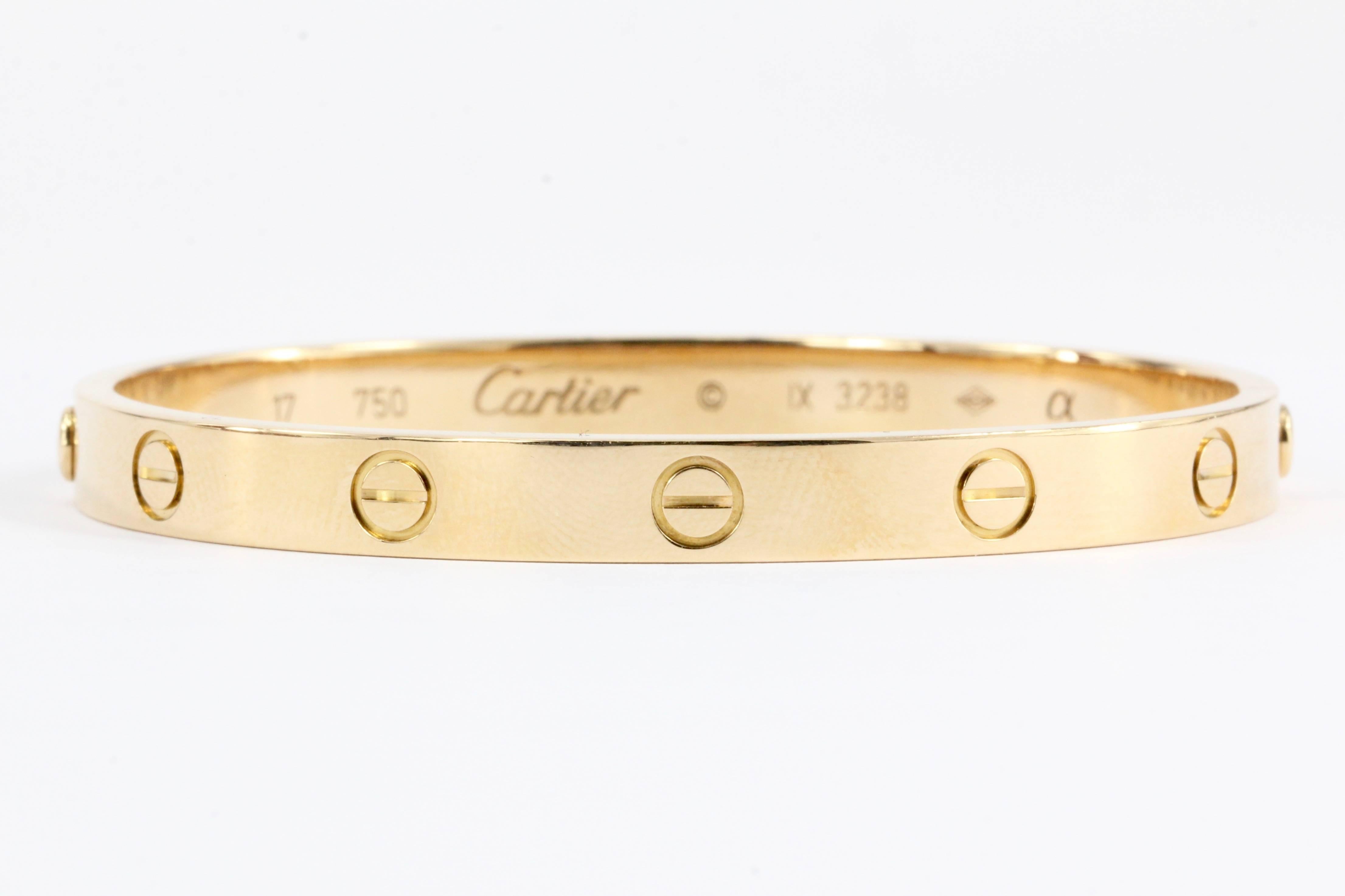 Cartier Love Bracelet Rose Gold 1