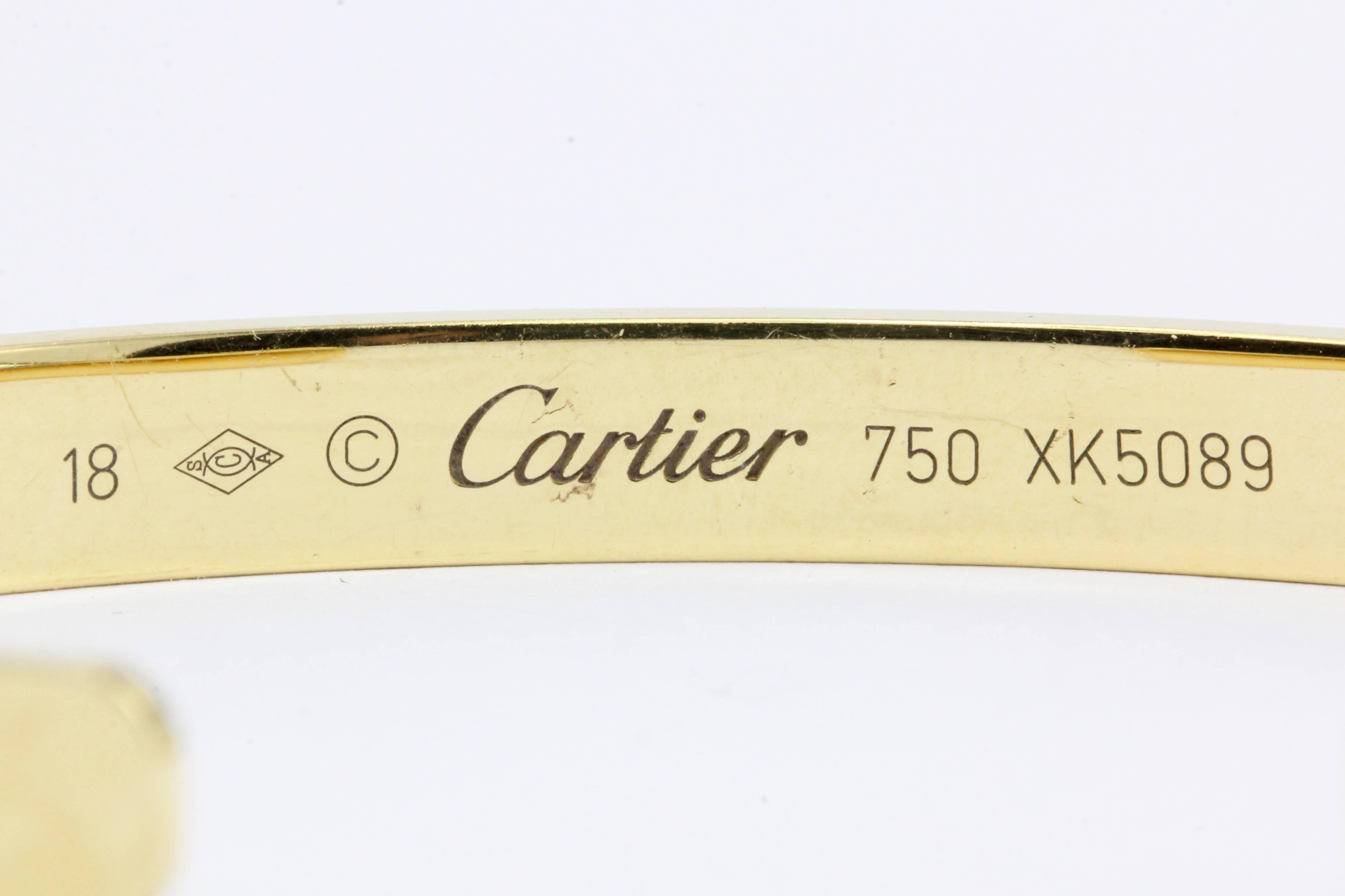 Cartier Love Bangle Cuff 2
