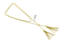 David Yurman Renaissance Tassel Necklace Yellow Gold Chain Necklace