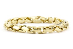 David Yurman 18K Yellow Gold Large Fluted Chain Bracelet